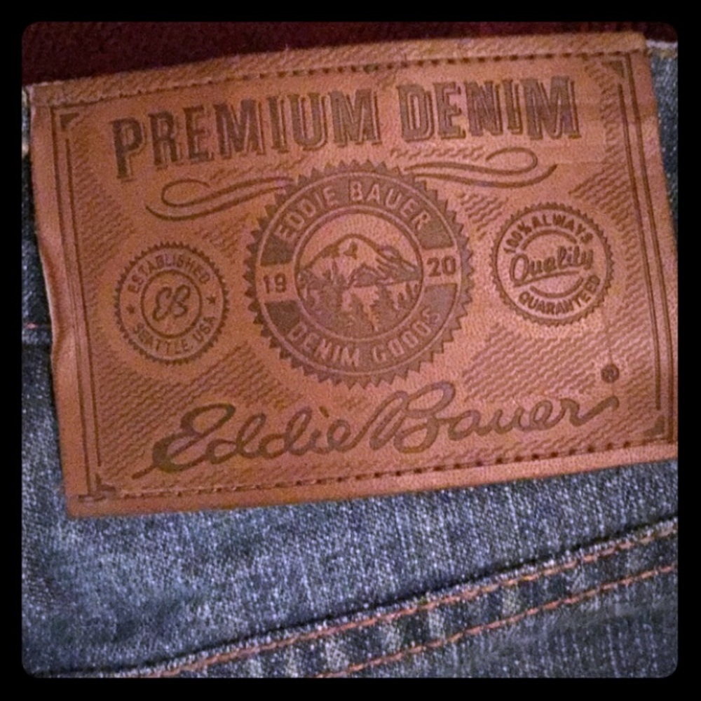 Eddie Bauer authentic jeans.